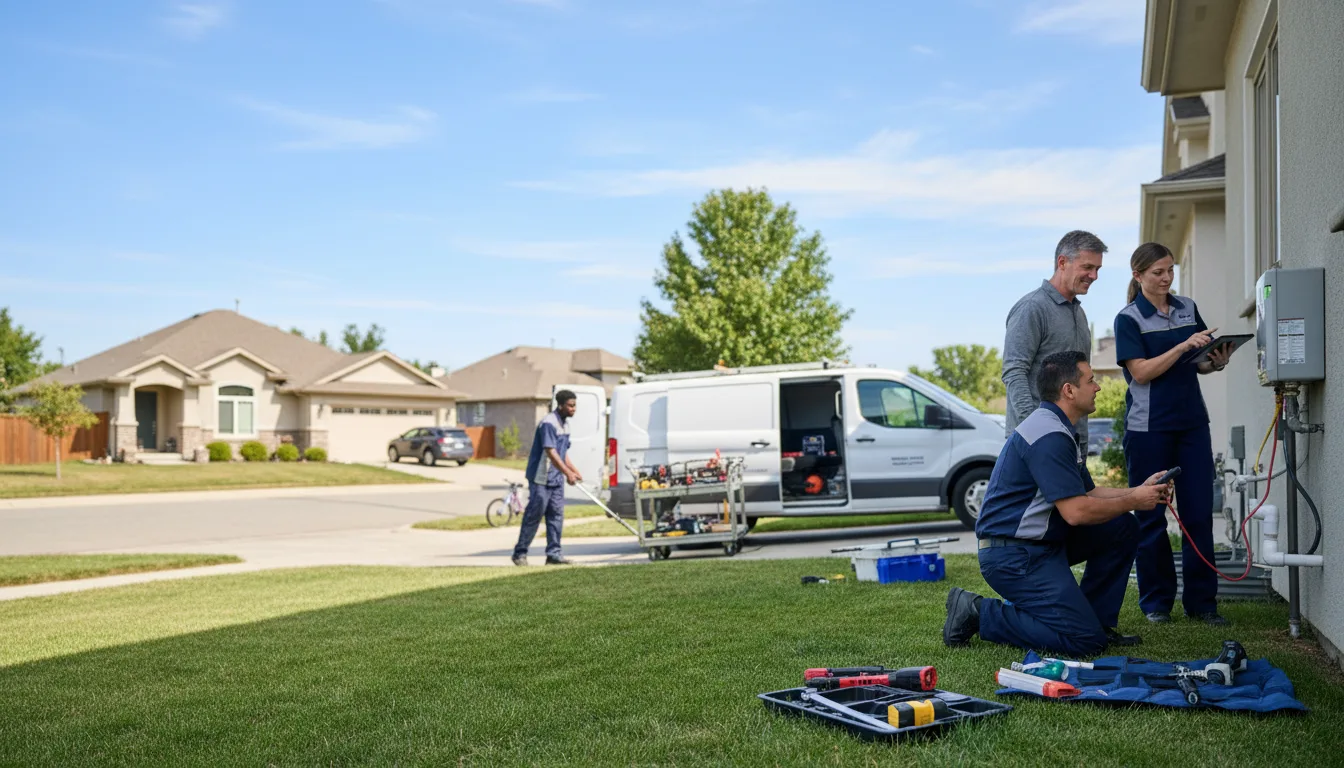 Tankless water heater service in Telford, TN